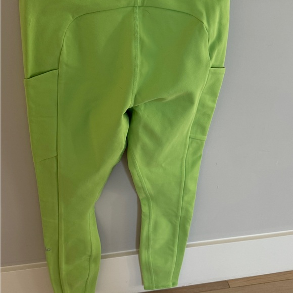 7/8 High-Waist Checkpoint Legging Size SMALL Green Apple - Picture 2 of 6